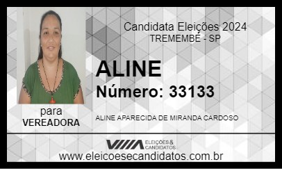 Candidato ALINE 2024 - TREMEMBÉ - Eleições