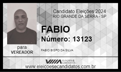 Candidato FABIO 2024 - RIO GRANDE DA SERRA - Eleições