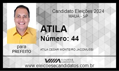 Candidato ATILA 2024 - MAUÁ - Eleições