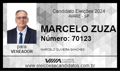 Candidato MARCELO ZUZA 2024 - AVARÉ - Eleições