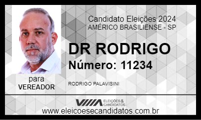 Candidato DR RODRIGO 2024 - AMÉRICO BRASILIENSE - Eleições