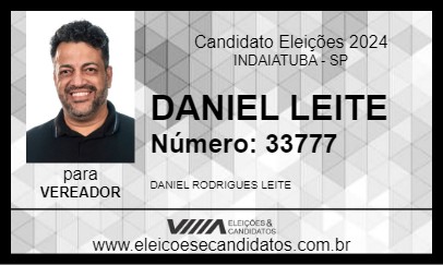 Candidato DANIEL LEITE 2024 - INDAIATUBA - Eleições