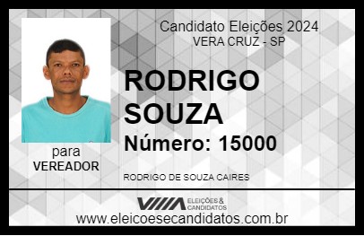 Candidato RODRIGO SOUZA 2024 - VERA CRUZ - Eleições