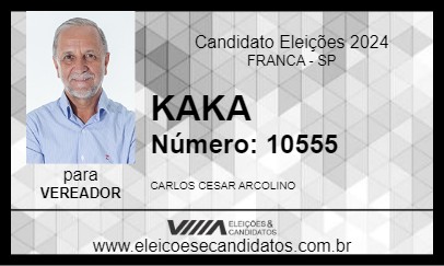 Candidato KAKA 2024 - FRANCA - Eleições