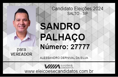 Candidato SANDRO PALHAÇO 2024 - SALTO - Eleições