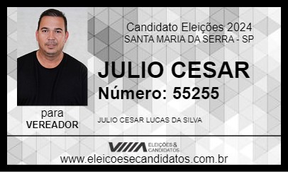 Candidato JULIO CESAR 2024 - SANTA MARIA DA SERRA - Eleições