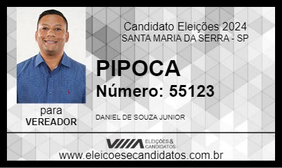 Candidato PIPOCA 2024 - SANTA MARIA DA SERRA - Eleições