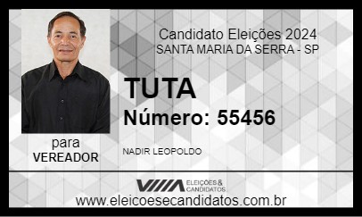 Candidato TUTA 2024 - SANTA MARIA DA SERRA - Eleições