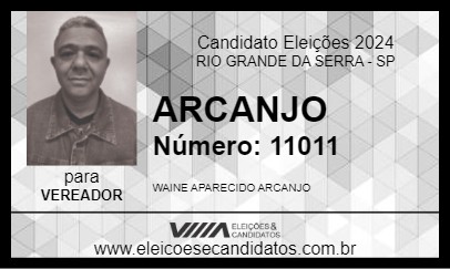 Candidato ARCANJO 2024 - RIO GRANDE DA SERRA - Eleições