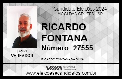 Candidato RICARDO FONTANA 2024 - MOGI DAS CRUZES - Eleições