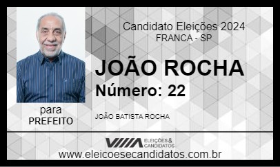 Candidato JOÃO ROCHA 2024 - FRANCA - Eleições