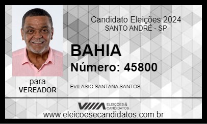 Candidato BAHIA 2024 - SANTO ANDRÉ - Eleições