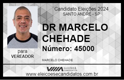 Candidato DR MARCELO CHEHADE 2024 - SANTO ANDRÉ - Eleições