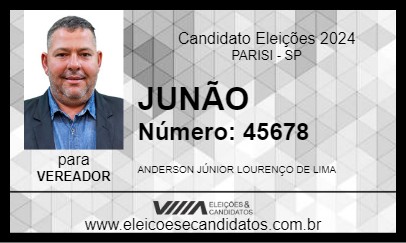 Candidato JUNÃO 2024 - PARISI - Eleições