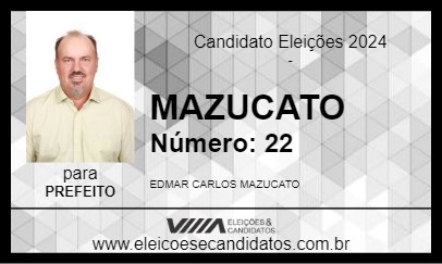 Candidato MAZUCATO 2024 - OSVALDO CRUZ - Eleições