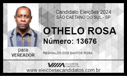 Candidato OTHELO ROSA 2024 - SÃO CAETANO DO SUL - Eleições