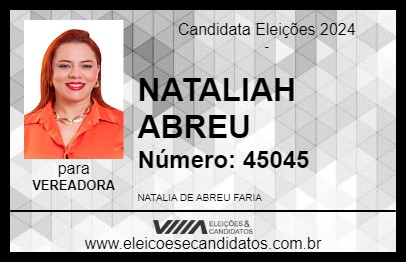 Candidato NATALIAH ABREU 2024 - SÃO CAETANO DO SUL - Eleições