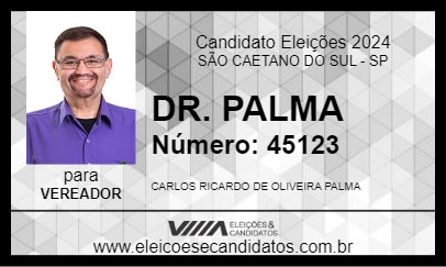 Candidato DR. PALMA 2024 - SÃO CAETANO DO SUL - Eleições