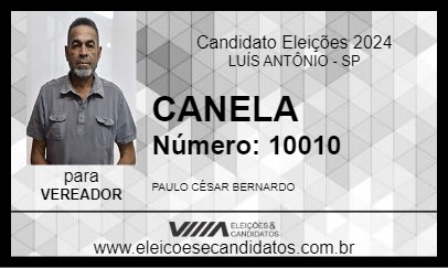 Candidato CANELA 2024 - LUÍS ANTÔNIO - Eleições