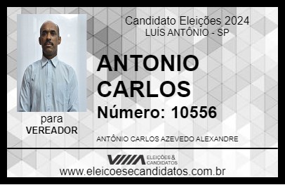 Candidato ANTONIO CARLOS 2024 - LUÍS ANTÔNIO - Eleições