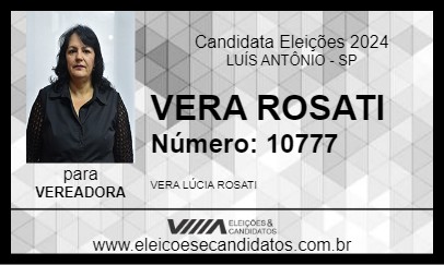 Candidato VERA ROSATI 2024 - LUÍS ANTÔNIO - Eleições