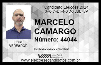 Candidato MARCELO CAMARGO 2024 - SÃO CAETANO DO SUL - Eleições