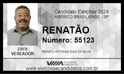 Candidato RENATÃO 2024 - AMÉRICO BRASILIENSE - Eleições