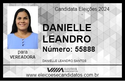 Candidato DANIELLE LEANDRO 2024 - AMÉRICO BRASILIENSE - Eleições