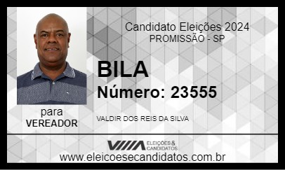 Candidato BILA 2024 - PROMISSÃO - Eleições