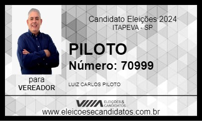 Candidato PILOTO 2024 - ITAPEVA - Eleições