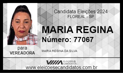 Candidato MARIA REGINA 2024 - FLOREAL - Eleições