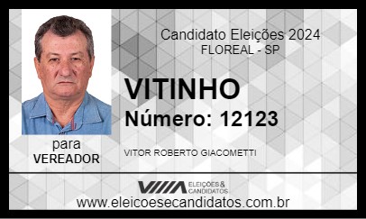 Candidato VITINHO 2024 - FLOREAL - Eleições