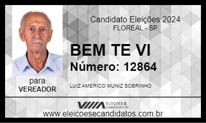 Candidato BEM TE VI 2024 - FLOREAL - Eleições