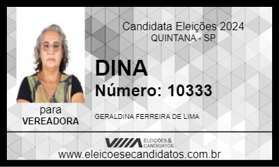 Candidato DINA 2024 - QUINTANA - Eleições