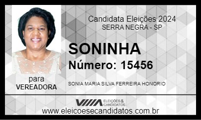 Candidato SONINHA 2024 - SERRA NEGRA - Eleições