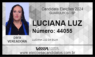 Candidato LUCIANA LUZ 2024 - GUARULHOS - Eleições