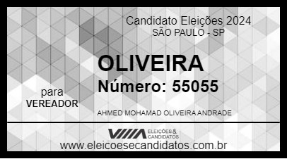 Candidato OLIVEIRA 2024 - SÃO PAULO - Eleições