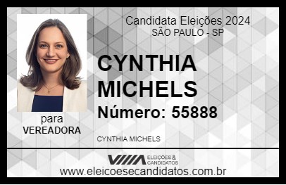 Candidato CYNTHIA MICHELS 2024 - SÃO PAULO - Eleições