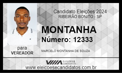 Candidato MONTANHA 2024 - RIBEIRÃO BONITO - Eleições