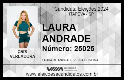 Candidato LAURA ANDRADE 2024 - ITAPEVA - Eleições