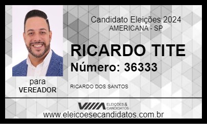 Candidato RICARDO TITE 2024 - AMERICANA - Eleições