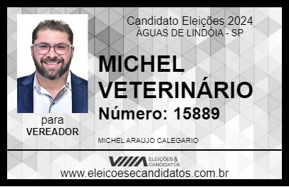 Candidato MICHEL VETERINÁRIO 2024 - ÁGUAS DE LINDÓIA - Eleições