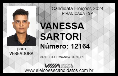 Candidato VANESSA SARTORI 2024 - PIRACICABA - Eleições