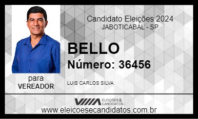 Candidato BELLO 2024 - JABOTICABAL - Eleições