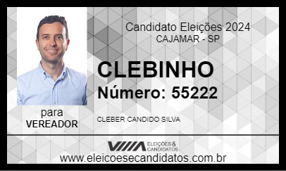 Candidato CLEBINHO 2024 - CAJAMAR - Eleições