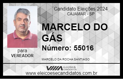 Candidato MARCELO DO GÁS 2024 - CAJAMAR - Eleições