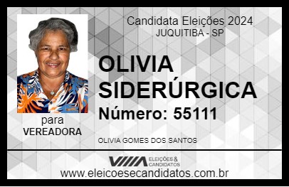 Candidato OLIVIA SIDERÚRGICA 2024 - JUQUITIBA - Eleições