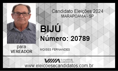 Candidato BIJÚ 2024 - MARAPOAMA - Eleições