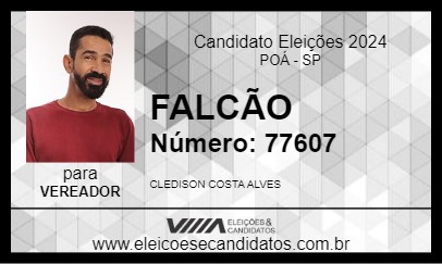 Candidato FALCÃO 2024 - POÁ - Eleições