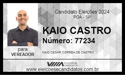 Candidato KAIO CASTRO 2024 - POÁ - Eleições